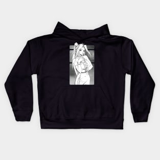 Japanese Manga Girl Kids Hoodie